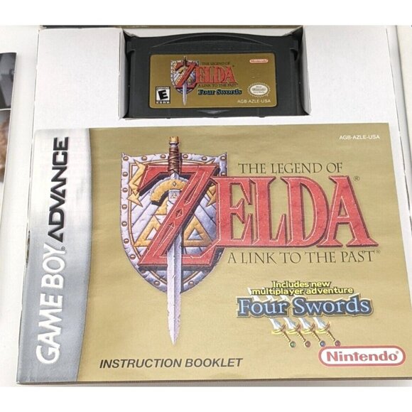 Game Boy Advance Zelda Link To The Past Four Swords Complete Tested Nintendo - Picture 6 of 12